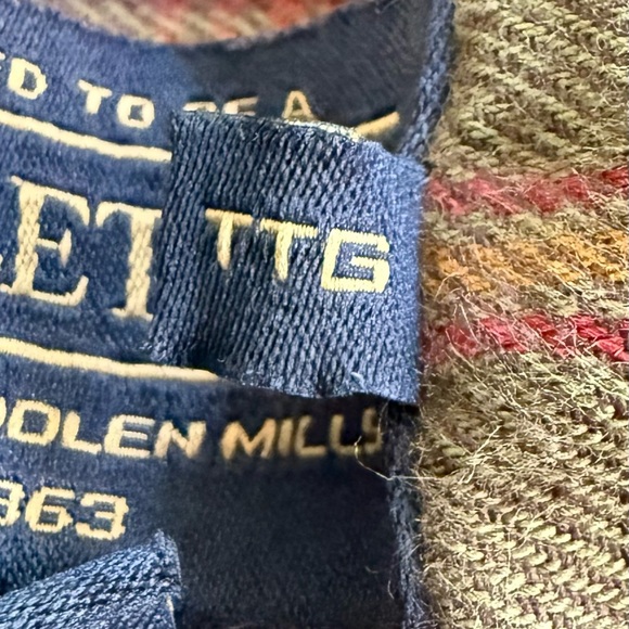 Pendleton Bridger Plaid Button Front Shirt XXL Wool Blend Flannel - Picture 5 of 11